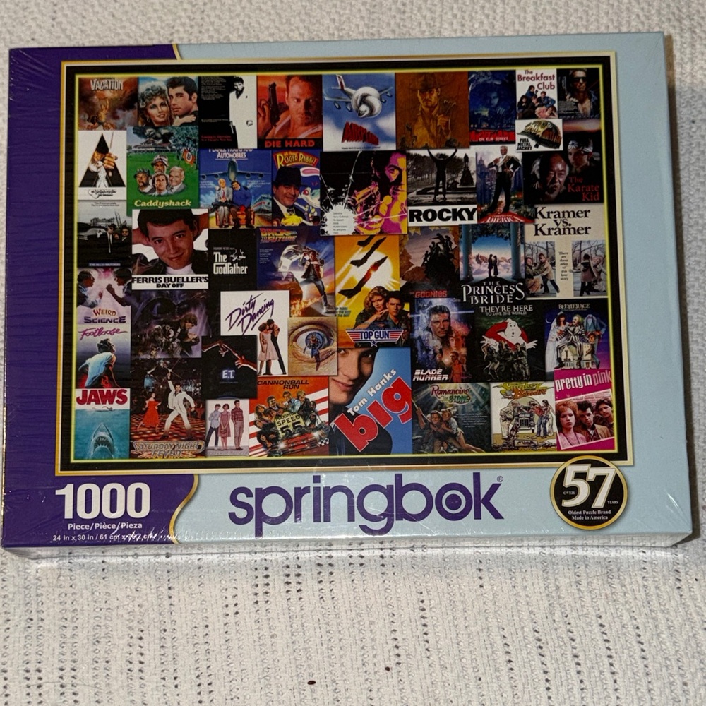 Springbok 1000-Piece Movie Collage Puzzle - Multicolor